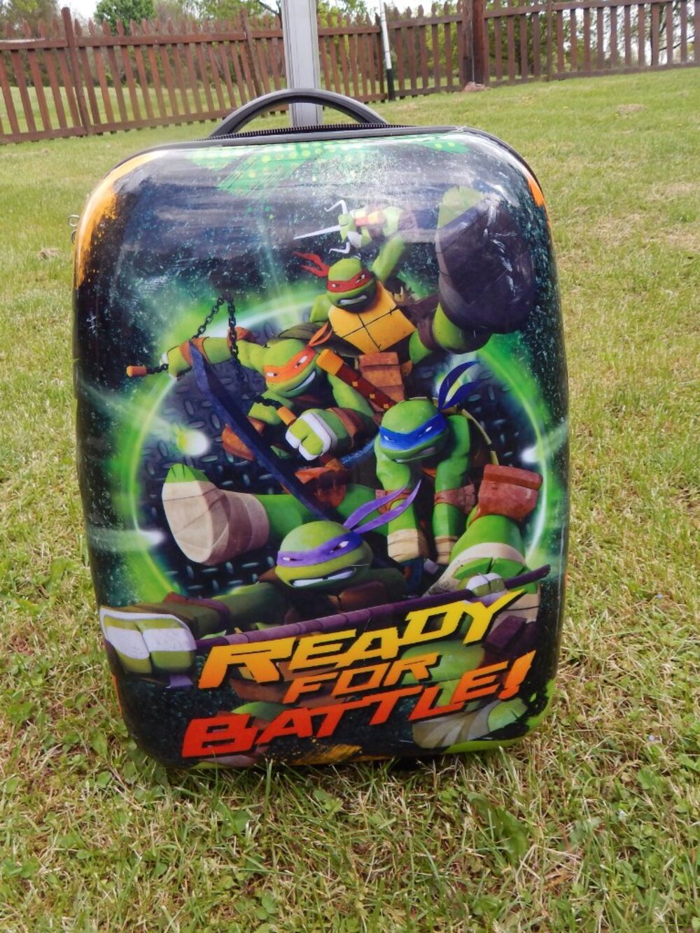 TEENAGE MUTANT NINJA TURTLES TMNT Hard Side LUGGAGE Rolling SUITCASE